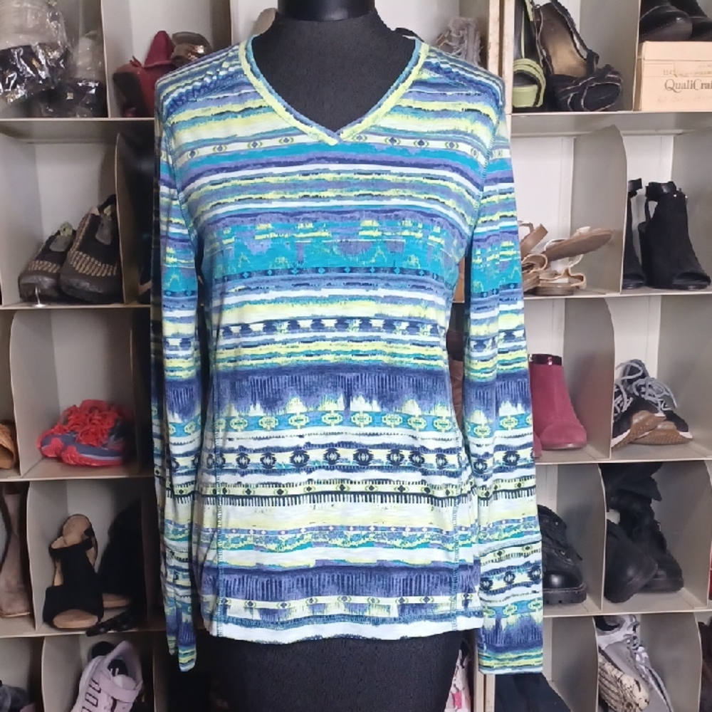 Title Nine Multicolor Patterned Top - image 1